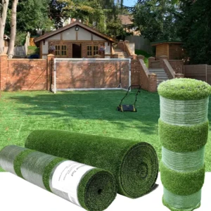 Artificial Turf Soft Realistic Grass 30mm Synthetic Lawn for Backyard & Garden