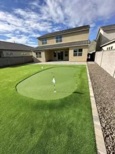 Backyard Golf Putting Green Artificial Turf Home Practice Synthetic Grass Durable Low Maintenance Golf Lawn