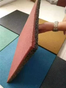 Backyard Kindergarten Playground Area Indoor Outdoor Rubber Gym Mats Rubber Flooring