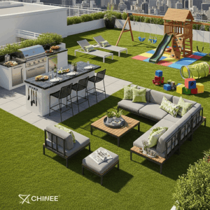 Customizable Commercial and Residential Artificial Grass for Versatile Outdoor Applications