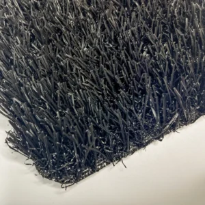 Black Synthetic Grass Garden Artificial Turf Carpet