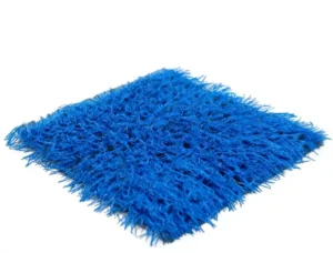 Blue Artificial Turf, 25mm, Wear-Resistant, for Indoor and Outdoor Showroom Lawns