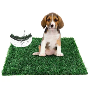 Breathable Puppy Grass Pad for Dogs Artificial Turf Washable Potty with Tray Extra Large Rug