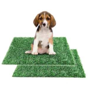 Breathable Synthetic Grass for Dogs Pad Artificial Turf Dogs Washable Potty with Tray Extra Large Rug Turf Pet Training Supplies