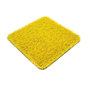 Bright Yellow Synthetic Grass for School Activity Areas, Non-Toxic Artificial Turf for Landscaping