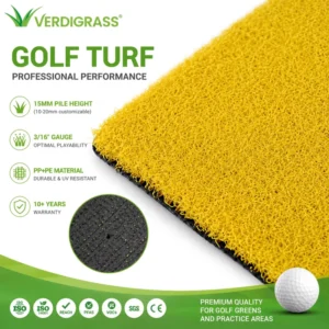 Bulk Golf Turf Roll Artificial Putting Green Grass OEM Factory Custom Size Realistic Synthetic Mat