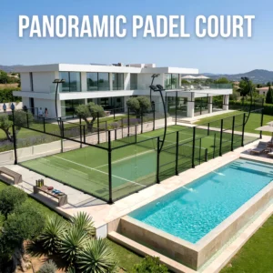 CE FIP Standard High-Strength Panoramic Padel Court for Indoor or Outdoor Use, OEM Factory
