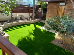 CHINEE High Dense Natural Looking Artificial Grass Synthetique Gazon Landscaping Grass for Roof Yard Balcony and Home Decoration