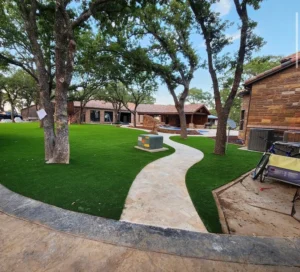 CHINEE High end Landscaping and Gardening Synthetic Grass for Back Yard