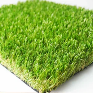 CHINEE Landscaping Turf Cesped Green Carpet Wedding Artificial Outdoor Grass UV Resistant Eco Friendly Durable 1.75″ Pile Height