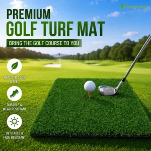 Champ 81UF Durable 15mm Golf Course Artificial Grass Carpet for Mini Golf Park and Commercial Putting Green