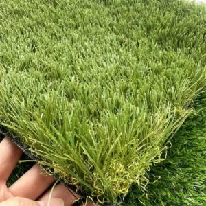 China Factory Best Selling Plastic Coffee Grass Artificial Lawn Synthetic Soft Carpet Use Home Garden Decoration Turf