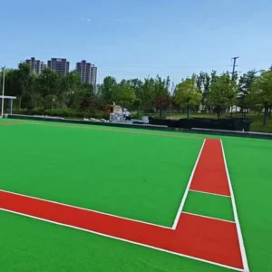 China Manufacturer Artificial Gateball Turf Short Pile Sports Grass Roll for Gateball Court Construction