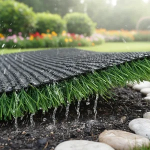 China Supplier Artificial Turf Waterproof Grass Wall Eco-Friendly Fire Resistant High Density Garden Landscaping