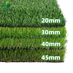 China UV-Resistant Artificial Synthetic Lawn Wedding Green Carpet Thickest Artificial Turf Grass