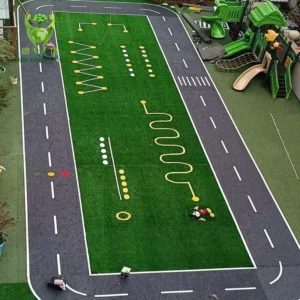 Colorful Artificial Turf Number Play Mat for Kids, Kindergarten, Schools, Sports and Playgrounds
