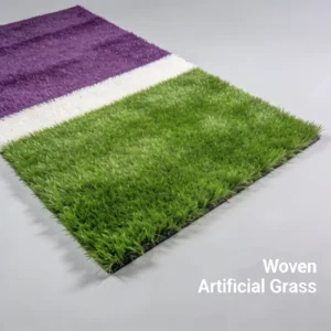 Colorful Striped 30mm Pile Height Synthetic Turf Roll for Football and Commercial Landscaping
