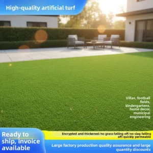 Cricket Pitch Putting Green Artificial Grass Synthetic Turf Mat UV Protected All Weather Surface High Density Custom Size