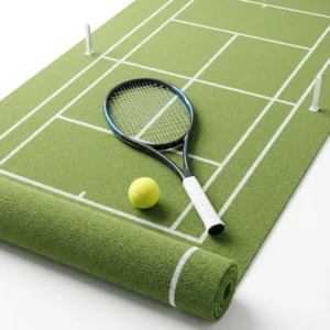 Cricket Warm-Up Multi-Functional Training Zone Artificial Turf Fireproof Outdoor PVC Surface Shock-Absorbing