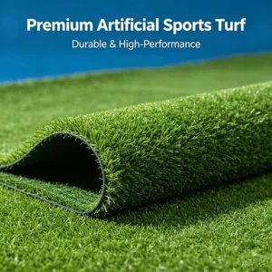 20mm Emerald Green Artificial Grass for Yards, UV-Resistant Synthetic Turf for Home Landscaping