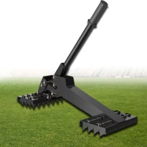 Custom Artificial Grass Installation Tool Wide Application Double Claws Non Slip Handle Steel Turf Grippers