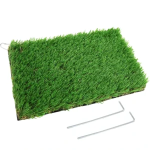 Custom Durable Green Golf Mini Putting Mat Turf 35*20cm Artificial Grass Golf Practice Hitting Mat Indoor