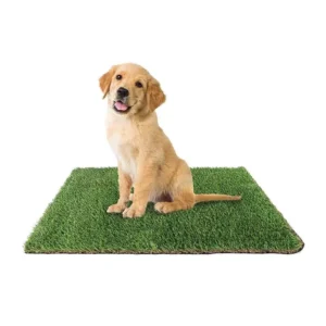 Custom Eco friendly Fireproof PE PP Material 40mm Pile Height Artificial Grass Carpet for Pet