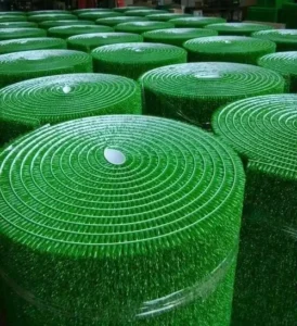 Custom Machine-Made Gold Mining Artificial Grass Mat High-Pile LDPE Durable Cushion Anti-Corrosion Reusable Washable Commercial
