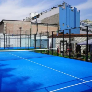 Custom Made Padel & Tennis Court Portable Panoramic Steel PP PU Material PC001 Model