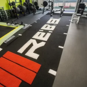 Custom Pattern 16mm/25mm Gym Flooring Mat for Personal Training