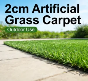 Custom Size Durable PE Artificial Grass Carpet Outdoor Synthetic Turf Lawn Mat Moisture Proof Waterproof Eco Friendly Home Use