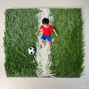 Custom-Size High-Density Soccer Artificial Turf for Sports Clubs, Schools, and Playgrounds