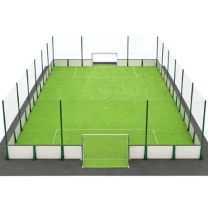Custom Size Multi Functional Soccer Pitch Sports Field with Football Cage Durable Football Court for Sports Training Activities