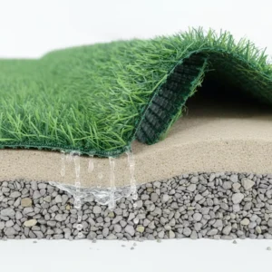 Custom Size Outdoor Garden Synthetic Turf Artificial Grass Fire Resistant Soft Lawn Carpet