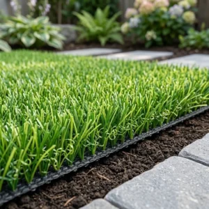 Custom Size Outdoor Landscape Synthetic Artificial Turf Synthetic Lawn Carpter Wall Decoration Artificial Grass