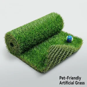 Custom-Size Woven Artificial Grass Pad, Washable Synthetic Turf Mat for Puppy Potty Training