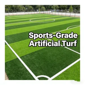 Custom UV-Resistant Artificial Grass Carpet for Commercial Building Landscape Wall Decor