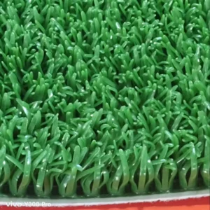 Custom Waterproof Woven Artificial Grass Carpet Mat, Gold, High Recycled Content