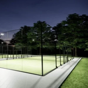 Customizable Padel Tennis Court With Full Glass Artificial Turf