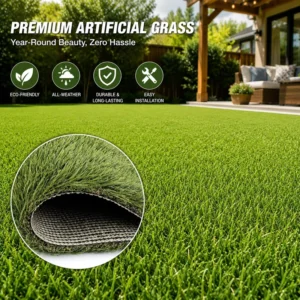 Customize Professional Drought Resistant Artificial Grass Turf for Engineering 10 60 mm Height Sports Synthetic Grass Pet Lawn