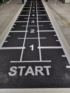Customized Gym Functional Area Flooring Pull Sled Turf with Meter Mark Artificial Grass