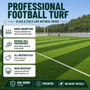 Customized High Quality Football Court Field Pitch Grass Artificial Grass Turf Football Turf