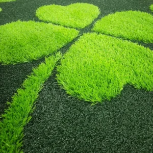 Customized Logo Design Premium Synthetic School Football Soccer Field Artificial Grass Turf