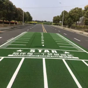 Customized Outdoor Landscape Synthetic Golf Artificial Grass Turf For Football Field