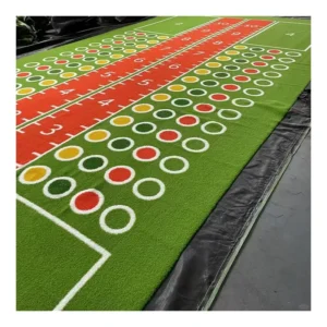 Customized logo Synthetic Turf Indoor Gym Customized Pattern Artificial Grass Kindergarten with Factory Price