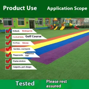 D4 20mm Synthetic Turf Artificial Grass Carpet UV Resistant Garden Lawn