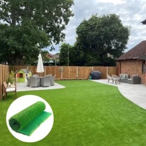 DIY Artificial Grass with Installation Tools and Guide, Pre-Cut Rolls
