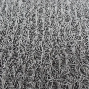 Dark Gray High-Density Eco-Friendly Fire-Resistant Artificial Grass 19mm Pile Height CE Certified Indoor