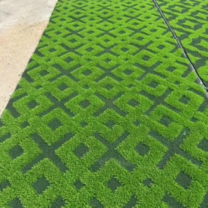 Decoration White Green Red Wedding Party Celebration Carpet Synthetic Artificial Grass for 700 People