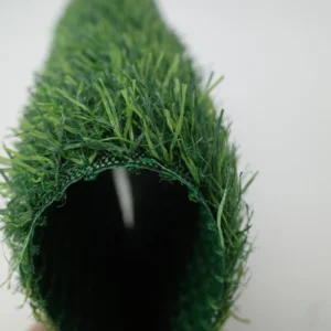 Decorative Artificial Turf with Straight and Curved Fibers for Leisure Activities